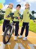 Chaquetas para Niños, Uniformes Escolares, Uniformes de Jardín de Infancia, Uniformes de Clase para Estudiantes de Primaria, Conjuntos de Cinco Piezas para Reuniones Deportivas, Desmontables y Cálidos para Primavera y Otoño