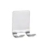 Soporte para maquinilla de afeitar de acero inoxidable 304, estante para inodoro sin perforaciones, gancho para enchufe, gancho doble, gancho, gancho, estante para afeitar barba