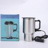 Atacado Camada Dupla Aço Inoxidável 12V Plugue de Carro Caneca de Carro Dupla Aço Carregamento Caneca de Carro Isolada Caneca de Aquecimento Elétrico