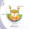 Shajin mantra de seis caracteres flor tesoro mariposa Acacia pez flores auspiciosas colgante rico