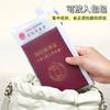 Bolsa de Cosméticos para Passaporte para Viagens ao Exterior, Porta-Cartão de Identidade Transparente Portátil, Porta-Cartão de Embarque, Capa Protetora, Bolsa para Documentos