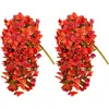 Cesta colgante de pared de buganvilias de Amazon transfronteriza Colgante de planta artificial Flor artificial Decoración de patio interior/exterior Paisajismo