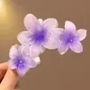 Pinza para el Cabello de Flor de Huevo 2025 para Cabello Semirecogido en la Parte Trasera de la Cabeza, Pinza de Tiburón de Tamaño Mediano, Pinza para el Cabello Grande