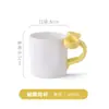 [Personalizado] Caneca com Laço, Caneca de Alto Padrão, Caneca de Água de Cerâmica de Luxo Acessível, Presente para Companheira, Feito Sob Medida Transfronteiriço