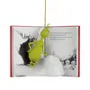 Grinch de Dibujos Animados Transfronterizo Acrílico de Doble Cara Colgante de Decoración para Árbol de Navidad Colgante Navideño Regalo Decoración Creativa