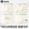 Ropa Interior de Algodón Baibai para Niños, Tipo A de Algodón, Boxer Briefs para Niños con Entrepierna de Algodón, Shorts de Ángulo Plano para Niños