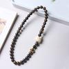 Sándalo verde peral negro sándalo dorado anillo DIY pulsera de león hombres y mujeres rosario joyería pulsera fabricantes mayoreo