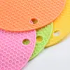 Posavasos de comida en forma de panal de grado alimenticio sin silicona, tapete de aislamiento térmico antideslizante, tapete de mesa resistente al calor, resistente a altas temperaturas y fácil de limpiar