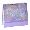 Yujian Chengpin 2027 Serie Luz Brillante Calendario de Escritorio Grande Planificador de Horario Estudiantil Adorno de Escritorio