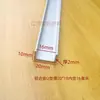 Perfiles de Aluminio Perfil en U Borde de Canal Ancho Interior 6mm 8mm 10mm 12mm 14mm Aluminio Gla