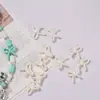 Tarjeta de Pajarita Acrílica Hueca de Colores 15mm Cuentas Sueltas DIY Cadena para Teléfono Móvil Cadena para Bolso Accesorios para Ensartar Cuentas