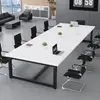Mesa de Conferencias Mesa Larga Simple Moderna Oficina de Gama Alta Escritorio de Oficina Negociación Mesa Larga Silla Sala de Reuniones Banco de Trabajo Capacitación