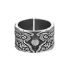 Nuevo pie de plata, método antiguo, tallado a mano con cincel, artesanía antigua, retro, doble dragón, juego de bola, tirar de los dedos para enviar a la fábrica del novio