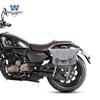 Coche muscle Wolf adecuado para Qianjiang flash 250 bolsa lateral bolsa lateral se puede instalar casco medio casco casco integral con cerradura marco de liberación rápida modificación