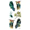 Adesivos de Tatuagem Flor Colorida Impressa em 3D Esboço Colorido Venda Direta da Fábrica Atacado em Estoque Adesivos de Tatuagem à Prova d'Água