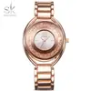 Shengke Shengke K0016 Marca de Distribución de Exportación para Mujer Reloj Nuevo para Mujer Reloj con Correa de Acero Reloj de Cuarzo