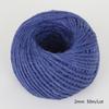 Corda de Cânhamo Colorida de 2mm de Largura Corda para Artesanato DIY Corda para Embalagem Feita à Mão Material para Tampa de Copo de Água Vaso Decorativo Pano de Cânhamo