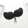 Parche de Pecho Cuerda de Tracción de Mango Push-up Antideslizante Silicona Sujetador Invisible Transpirable Parche de Seno de una Pieza Ropa Interior sin Tirantes