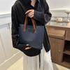 Pasta Grande e Elegante de Alta Capacidade para Mulheres, Novo Modelo Verão 2026, Bolsa Casual Simples para o Dia a Dia, Bolsa de Mão Simples