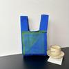 Bolsa Tricotada com Senso Avançado Nova Bolsa de Pulso de Desenho Animado Bolsa de Férias Bolsa de Mão Nicho Versátil Bolsa de Mão Bolsa de Presente