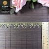 Renda bordada renda com fio de ouro renda de 3cm tecido de renda renda para pendurar joias para casa acessórios de decoração macia