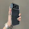 Estampa de Jeans Eletrodepositada de Cor Pura Japonesa e Coreana Adequada para Capa de Celular Apple 17Promax Iphone16 Elegante 15 Cobertura Total 14