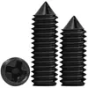 Acero Inoxidable 304 Zinc Negro Punta de Cruz Tornillo de Máquina para Medidor Tornillo de Fijación Negro Tornillo Superior de Posicionamiento M2M2.5M3M4