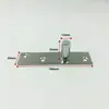 Acessórios para Mola de Piso Porta de Vidro Suporte de Clipe de Porta Placa de Cobertura da Mola de Piso Placa de Fecho Acessórios para Clipe Superior e Inferior da Mola de Piso