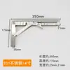 Soporte Triangular Plegable de Acero Inoxidable Montado en Pared Estante de Almacenamiento Telescópico Soporte para Estante de Mesa Divisoria