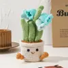 Nuevo Producto 2026: Caja de Almacenamiento de Tulipán Tejida a Crochet Hecha a Mano, Producto Terminado de Lana Tejida, Regalo Famoso de Internet, Decoración para Maceta