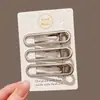 Presilhas de Cabelo Infantis de Couro com Estrela e Nuvem para Meninas, Presilhas Bb Doces e Descoladas para Franja e Cabelo Lateral, Acessórios de Cabelo para Meninas