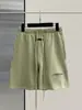 Shorts Sueltos Estilo Americano High Street con Cordón Fog Essentials para Hombre, con Forro de Felpa, Arriba de la Rodilla
