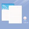Papel original de 500 cuadrículas, papel de composición para estudiantes, papel de escritura de 300, papel de tarea de 400 palabras, línea simple, línea doble, composición china