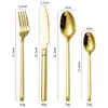 Talheres de Aço Inoxidável Cavaleiro Corte Transfronteiriço Faca Garfo Colher para Bife Café Sobremesa Restaurante Hotel Comida Ocidental Estilo Ocidental