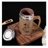 Taza termo Yixing salud arena púrpura interior taza con asa para té hombres de mediana edad oficina regalos de empresa fabricantes venta al por mayor