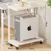 Soporte para torre de computadora, base móvil para gabinete, estante de almacenamiento con ruedas para escritorio de pie