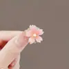 Nuevo clip de garra mini de alta gama 2023 flor de cerezo tocado de princesa clip lateral para flequillo pasador pasador de aleación