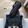 Jeans de Pierna Ancha para Mujer 2025 Otoño e Invierno Estilo Nuevo de Moda para Mujeres Altas, Corte Holgado, Cintura Alta, Pantalones Rectos Adelgazantes