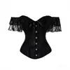 Corsé de espina de pescado estilo corte europeo y americano, vestido bustier ajustado para usar como prenda exterior, faja reductora, corsé estilo corte, corsé modelador de cuerpo