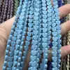 Cuentas Sueltas de Piedra Volcánica en Forma de Corazón, Cuentas de Piedra Volcánica de Colores, Accesorios para Joyería DIY Semi-terminados al por Mayor