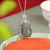 Yuebao Joyería Jade Hetian Natural Plata de Ley S925 Sodalita Moneda de Cobre Pixiu Nuevo Estilo Étnico Chino Colgante Personalización