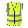Chaleco Reflectante Verano Transpirable Trabajador de Saneamiento Chaleco Reflectante Construcción Sitio de Construcción Tráfico Logotipo Impreso Ropa Reflectante