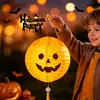 Linternas de calabaza de Halloween, linternas brillantes de mano para niños, proyectos de manualidades DIY para preescolar, decoraciones para fiestas