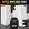Pintura de reparación de electrodomésticos blancos transfronteriza para lavadoras y refrigeradores, bolígrafo de retoque para reparación de rayones y desconchones de pintura, líquido de reparación de pintura de puntos de doble punta