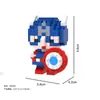 Figuras de Dibujos Animados Sanrio de Marvel Animation Transfronterizas, Bloques de Construcción Pequeños de Micropartículas Lego, Juguetes Educativos, Venta al por Mayor de Fabricantes