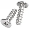 Tornillo autorroscante de cabeza plana y delgada de acero inoxidable 201 CB, cabeza plana grande, M2/M3/M4