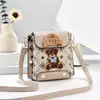 Nova Bolsa Transversal de Ombro Primavera e Verão Moda Versátil Bolsa para Celular Grande Capacidade Pequena Bolsa Quadrada Bolsa Carteiro Mulher