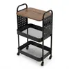 Carrito pequeño personalizado con tablero, estante de almacenamiento de bocadillos para el hogar, estante de almacenamiento de mesa auxiliar para sofá, estante de almacenamiento de bocadillos