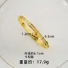 Pulseira Premium de Aço Titânio Transfronteiriça, Estilo Coreano Pulseira Aberta com Números Romanos para Mulheres, Joia Versátil e Duradoura