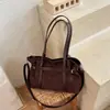 2026 Bolso Tote Versátil de Moda para Mujer Nuevo Bolso de Hombro Estilo para Viajar de Alta Gama Retro Moda Transfronteriza Bolso de Gran Capacidad